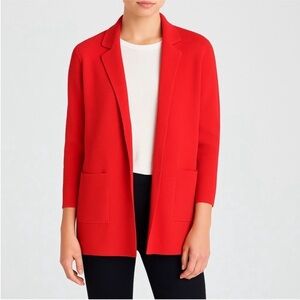 J Crew 365 Sophie Open-front Sweater-blazer Wool blend